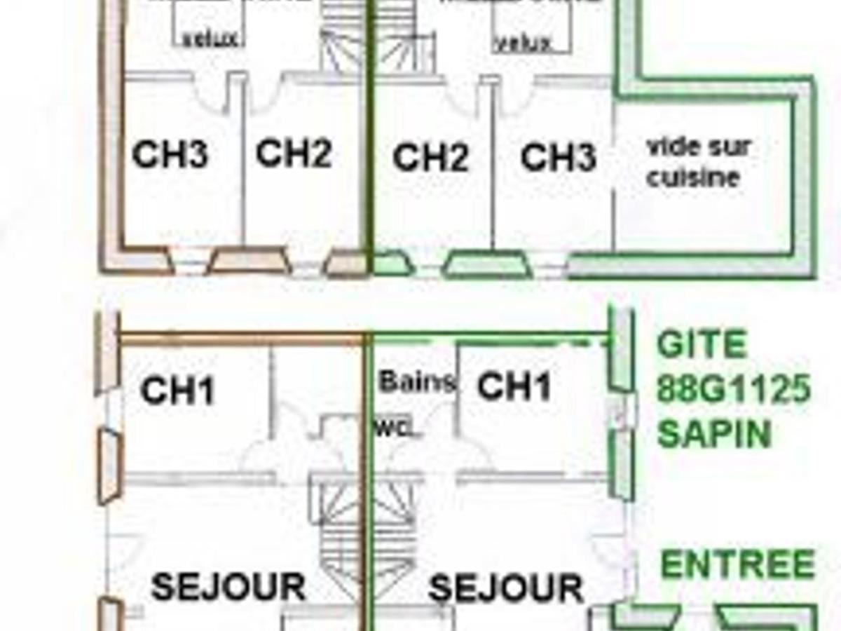 Gite Spacieux, Confort Moderne, 8 Pers, Terrasse Privative, Animaux Admis, Wifi - Fr-1-589-227 Vagney Ngoại thất bức ảnh